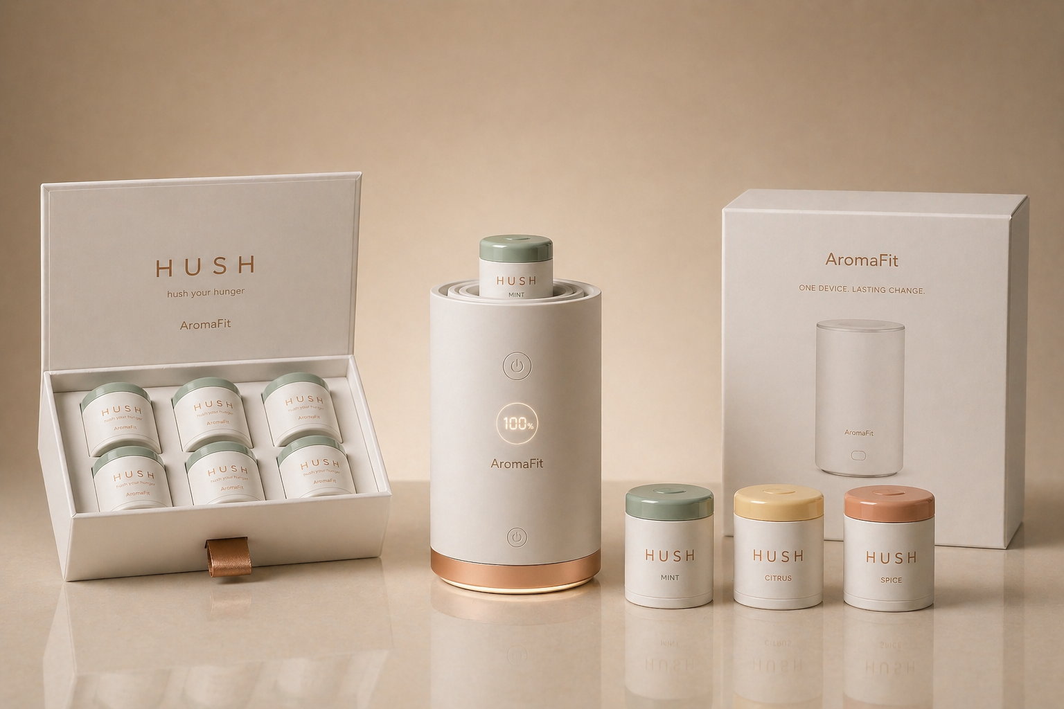 HUSH family product shot